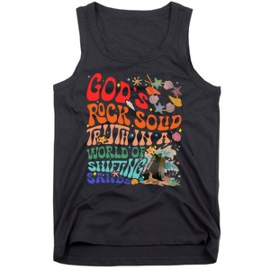 Gods Rock Solid Truth In A World Tank Top