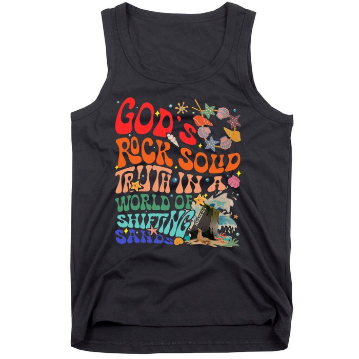 Gods Rock Solid Truth In A World Tank Top