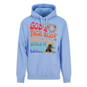 Gods Rock Solid Truth In A World Unisex Surf Hoodie