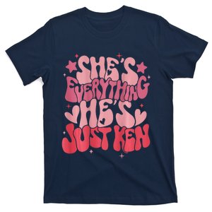 Groovy Retro Shes Everything Hes Just Ken T-Shirt