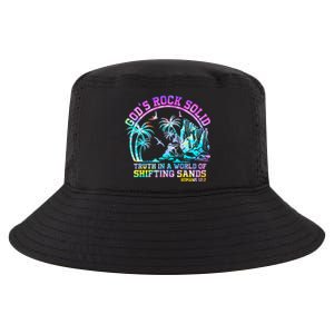 GodS Rock Solid Breaker Rock Beach Vbs 2024 Christian Cool Comfort Performance Bucket Hat