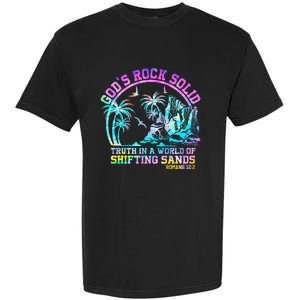 GodS Rock Solid Breaker Rock Beach Vbs 2024 Christian Garment-Dyed Heavyweight T-Shirt