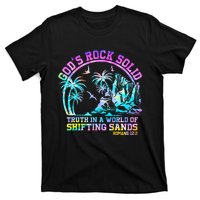 GodS Rock Solid Breaker Rock Beach Vbs 2024 Christian T-Shirt