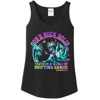 GodS Rock Solid Breaker Rock Beach Vbs 2024 Christian Ladies Essential Tank