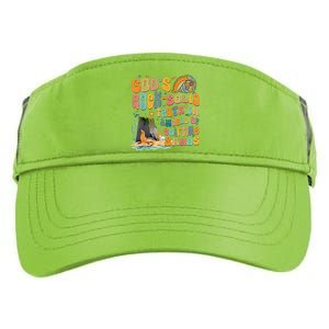 GodS Rock Solid Breaker Rock Beach Vbs 2024 Christian Adult Drive Performance Visor