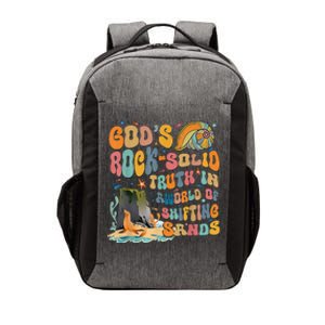 GodS Rock Solid Breaker Rock Beach Vbs 2024 Christian Vector Backpack