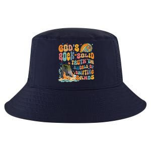 GodS Rock Solid Breaker Rock Beach Vbs 2024 Christian Cool Comfort Performance Bucket Hat