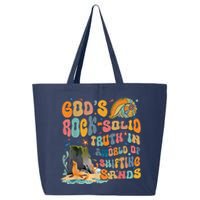 GodS Rock Solid Breaker Rock Beach Vbs 2024 Christian 25L Jumbo Tote