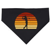 Golf Retro Sunset Golfing USA-Made Doggie Bandana