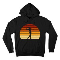 Golf Retro Sunset Golfing Hoodie