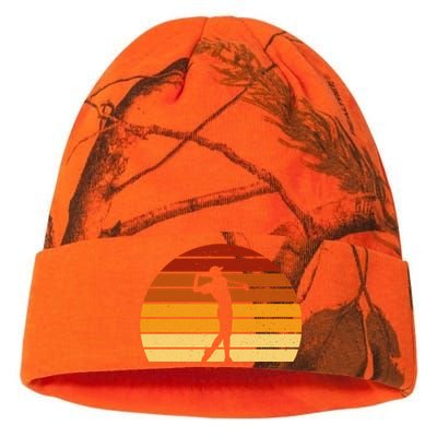 Golf Retro Sunset Golfing Kati Licensed 12" Camo Beanie