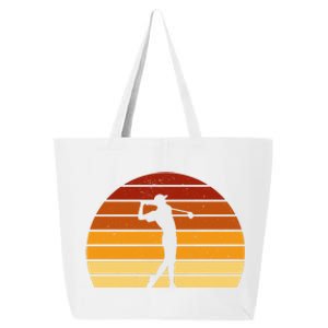 Golf Retro Sunset Golfing 25L Jumbo Tote