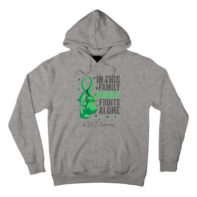 Green Ribbon Survivor Fighter CDKL5 Awareness VNeck Tall Hoodie