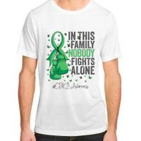 Green Ribbon Survivor Fighter CDKL5 Awareness VNeck Adult ChromaSoft Performance T-Shirt