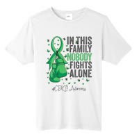 Green Ribbon Survivor Fighter CDKL5 Awareness VNeck Tall Fusion ChromaSoft Performance T-Shirt