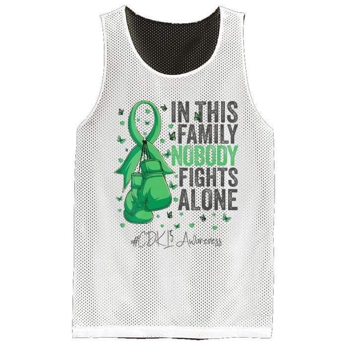 Green Ribbon Survivor Fighter CDKL5 Awareness VNeck Mesh Reversible Basketball Jersey Tank