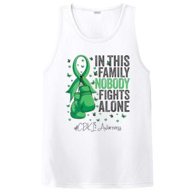 Green Ribbon Survivor Fighter CDKL5 Awareness VNeck PosiCharge Competitor Tank