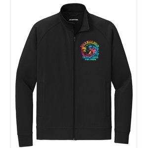 Gods Rock Solid Breaker Rock Beach Vbs 2024 Christian Gift Stretch Full-Zip Cadet Jacket