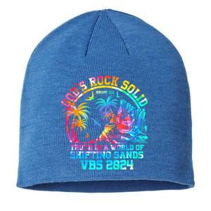 Gods Rock Solid Breaker Rock Beach Vbs 2024 Christian Gift Sustainable Beanie