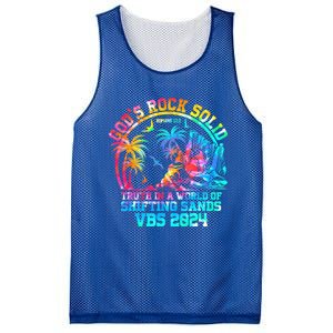 Gods Rock Solid Breaker Rock Beach Vbs 2024 Christian Gift Mesh Reversible Basketball Jersey Tank