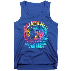 Gods Rock Solid Breaker Rock Beach Vbs 2024 Christian Gift Tank Top