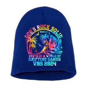 Gods Rock Solid Breaker Rock Beach Vbs 2024 Christian Gift Short Acrylic Beanie