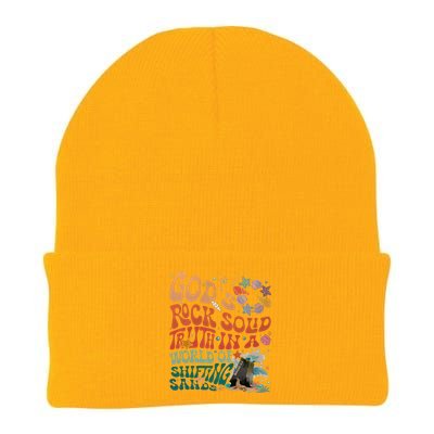 Gods Rock Solid Truth In A World Vbs 2024 Breaker Rock Beach Gift Knit Cap Winter Beanie