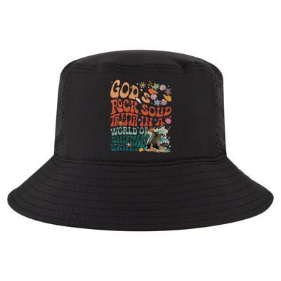 Gods Rock Solid Truth In A World Vbs 2024 Breaker Rock Beach Gift Cool Comfort Performance Bucket Hat