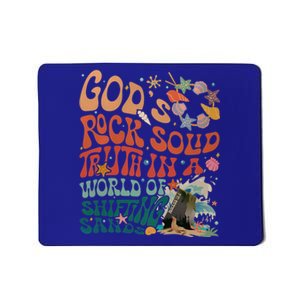 Gods Rock Solid Truth In A World Vbs 2024 Breaker Rock Beach Gift Mousepad