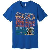 Gods Rock Solid Truth In A World Vbs 2024 Breaker Rock Beach Gift Premium T-Shirt