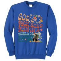 Gods Rock Solid Truth In A World Vbs 2024 Breaker Rock Beach Gift Tall Sweatshirt