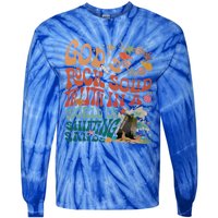 Gods Rock Solid Truth In A World Vbs 2024 Breaker Rock Beach Gift Tie-Dye Long Sleeve Shirt