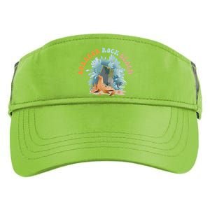 GodS Rock Solid Breaker Rock Beach Vbs 2024 Christian Gift Adult Drive Performance Visor