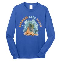 GodS Rock Solid Breaker Rock Beach Vbs 2024 Christian Gift Long Sleeve Shirt