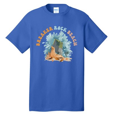 GodS Rock Solid Breaker Rock Beach Vbs 2024 Christian Gift Tall T-Shirt