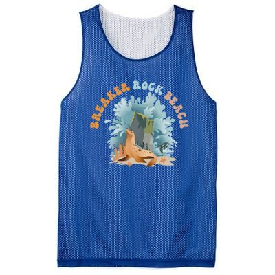 GodS Rock Solid Breaker Rock Beach Vbs 2024 Christian Gift Mesh Reversible Basketball Jersey Tank