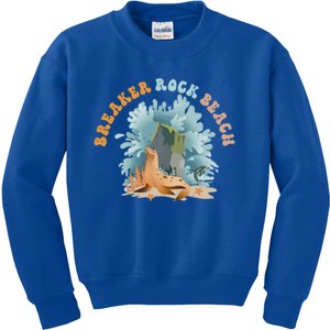 GodS Rock Solid Breaker Rock Beach Vbs 2024 Christian Gift Kids Sweatshirt