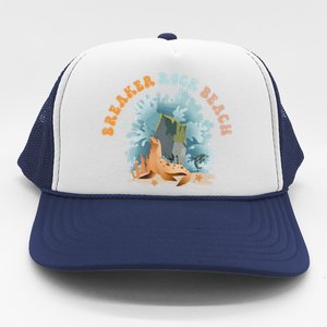 GodS Rock Solid Breaker Rock Beach Vbs 2024 Christian Gift Trucker Hat