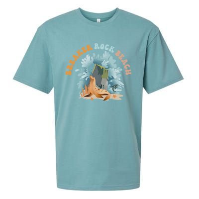 GodS Rock Solid Breaker Rock Beach Vbs 2024 Christian Gift Sueded Cloud Jersey T-Shirt