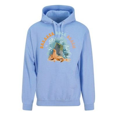 GodS Rock Solid Breaker Rock Beach Vbs 2024 Christian Gift Unisex Surf Hoodie