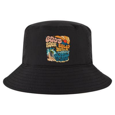GodS Rock Solid Truth Vacation Bible School Vbs 2024 Gift Cool Comfort Performance Bucket Hat