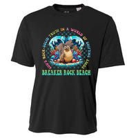 Gods Rock Solid Truth In A World Breaker Rock Beach Vbs 2024 Gift Cooling Performance Crew T-Shirt