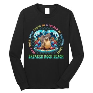 Gods Rock Solid Truth In A World Breaker Rock Beach Vbs 2024 Gift Long Sleeve Shirt