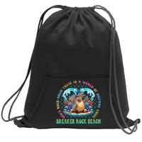 Gods Rock Solid Truth In A World Breaker Rock Beach Vbs 2024 Gift Sweatshirt Cinch Pack Bag