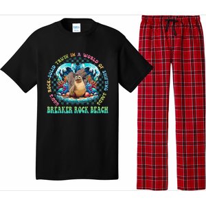 Gods Rock Solid Truth In A World Breaker Rock Beach Vbs 2024 Gift Pajama Set