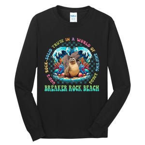 Gods Rock Solid Truth In A World Breaker Rock Beach Vbs 2024 Gift Tall Long Sleeve T-Shirt