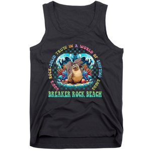 Gods Rock Solid Truth In A World Breaker Rock Beach Vbs 2024 Gift Tank Top