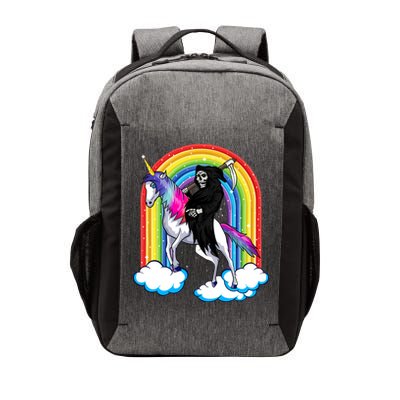 Grim Reaper Skull Riding An Unicorn Death Unicorn Halloween Gift Vector Backpack