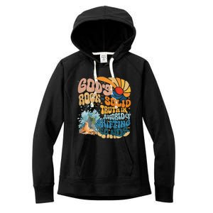 GodS Rock Solid Breaker Rock Beach Vbs 2024 Christian Women's Fleece Hoodie