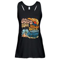 GodS Rock Solid Breaker Rock Beach Vbs 2024 Christian Ladies Essential Flowy Tank